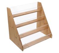 UTHCLO Espositore Porta Biglietti di Auguri in bambù Multiuso Ripiani, Organizer Compatto per Cartoline, Foto e Brochure, Supporto per Eventi Come Matrimoni e Compleanni, Struttura