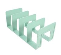 UTHCLO Fermalibri da Scrivania Robusto 4 Scomparti Divisori, Porta Riviste e Organizer per Scaffali, Divisorio per Libri Stabile e Sicuro per Ufficio, Studio e Libreria