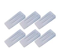 UTHCLO Fermaporta a Cuneo 6 Pezzi in ABS Antiscivolo Resistente