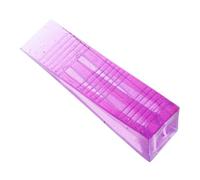 UTHCLO Fermaporta Creativo in PVC Traslucido Porpora Antiscivolo e Antivento Protezione Dita la Sicurezza delle Porte in Casa