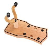 UTHCLO Gancio Chitarra da Parete Supporto Robusto in Legno Massello Espositore per Chitarre Acustiche e Bassi Elettrici Ottimizzazione Spazio Studio Arredamento Casa