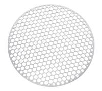 UTHCLO Griglia rotonda in acciaio inox, 20 cm, accessorio per barbecue, robusta, ideale per barbecue a sfera, verdure, pesce, carne con coperchio, griglia metallica