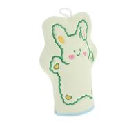 UTHCLO Guanto Da Bagno Scrub Per Ragazzo Ragazza Con Design Di Coniglio Cartone Guanto Esfoliante Morbido Tessuto Per Pulizia e Bagno Accessorio Adorabile Per La Della Dei Piccoli
