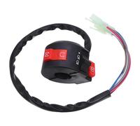 UTHCLO Interruttore Accensione Moto Funzioni per Scooter e Atv Controllo Luci Anabbaglianti Abbaglianti e Arresto Motore Resistente e Facile da Installare per Dirt Bike Off-road