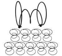 UTHCLO Kit 10 Pezzi Molle di Tensione in Acciaio Nero per Riparazione Divano e Poltrona, Struttura Indipendente, Facile Installazione, Uso Versatile per Casa e Ufficio