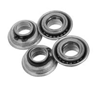 UTHCLO Kit 4 Pezzi Cuscinetti in Acciaio Per Forcella e Ruota Anteriore Sedia a Rotelle, Sterzo a Rulli Per Riparazione e Guida Scorrevole, Compatibile Camminatori e Scooter, Alta Durata