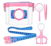 UTHCLO Kit Osservazione Insetti con Contenitore Trasparente e Lente d Ingrandimento Avventura Outdoor per Pinzette e Pinza Scatola Educativa per Esplorazione Naturale