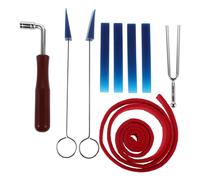 UTHCLO Kit Professionale per L’Accordatura del Pianoforte Verticale da 9 Pezzi con Martello e Leva di Precisione Strumenti per Manutenzione Pianoforte Acustico Custodia Portatile per