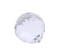 UTHCLO Lampada a Sfera di Cristallo 80mm Trasparente Prisma Multilaterale per Lampadari e Decorazioni Casa Prismi Pendenti Acchiappasole per Finestre e Artigianato DIY