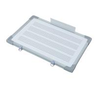 UTHCLO Lavagna Cancellabile Doppia Faccia a Cinque Linee Bianca in Metallo con Supporto da Parete per Lezioni di Musica e Insegnamento Interattivo