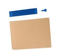 UTHCLO Lavagnetta Braille Righe Celle Con Stilo e Carta Per Scrittura Braille Ausilio Per Apprendimento Alfabetizzazione Realizzata in Robusta Per Scuola e Casa