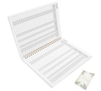 UTHCLO Libretto Assegni Portatile e Leggero per Controllo Bilancio Personale Registro Finanziario Pratico per Gestione Conti e Spese Quaderno Contabilità Casa Efficienza Organizzazione