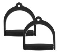 UTHCLO Maniglie per Fitness in Plastica Leggere 2 Pezzi per Elastico Allenamento e Palestra Multifunzione Usata, Accessori Palestra per Festa Estiva a Casa