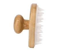 UTHCLO Massaggiante per in Bamboo e Silicone Scrubber Esfoliante per Capelluto Doccia Multifunzionale per Teen Stimola Circolazione e Mantiene Capelluto Pulito