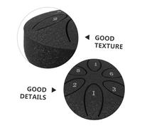 UTHCLO Mini Steel Tongue Drum Portatile Note in Acciaio per Yoga e Musicoterapia Strumento Percussione da Viaggio Tascabile con Soothing e Design Elegante
