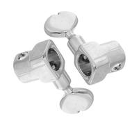 UTHCLO Morsetto Ago Metallico 2 Pezzi Maniglia Girevole per Macchine da Cucire Singer e Compatibili, Raccordo a Vite per Ago Posizionamento Sicuro, Accessorio Cucito per