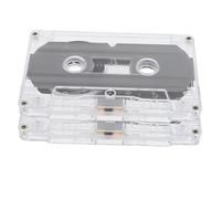 UTHCLO Nastri per Registrazione Audio 30 Minuti 2 Pezzi Custodia Trasparente Plastica Resistente per Registratori Microcassette Uso Didattico e Musica Fai da Te