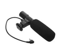 UTHCLO Nero Microfono per Riprese Video, ABS per Camcorder e Telefono | 1/4 Pollice Angolo per Voci Singole o Multiple, 90/120 Gradi Attacco Foro, Alta Definizione