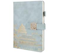 UTHCLO Notebook Portatile A5 con Fibbia, Blocco Note Planner Spesso per Ufficio e Studenti, Quaderno Giornaliero Compatto per Pianificazione e Organizzazione Personale