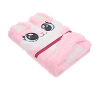 UTHCLO Notebook Volpe in Peluche Morbido e Portatile Quaderno per Appunti con Copertina Fluffy Taccuino Cartoon Adatto Studenti per Organizzazione e Disegno