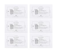 UTHCLO Olio Lubrificante per Lame Distruggidocumenti 12 Pezzi Portatile Carta Lubrificante per Prestazioni Ottimali in Ufficio e Scuola