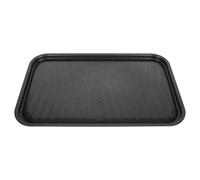 UTHCLO Padella per Barbecue in Ghisa 40X245 CM Piastra Antiaderente per Barbecue Doppie Orecchie Portatile e Leggera Piastra per Pesce alla Griglia Adatta per