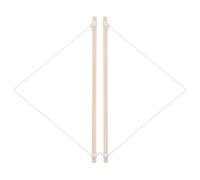 UTHCLO Palo per Striscioni in Legno 40 Cm, Set da 2 Pali Robusti per Esterni, Supporto Porta Bandiera da Giardino per Esposizione su Parete e Finestre, per Bandiere Larghe Fino a 36 Cm