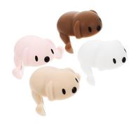 UTHCLO Paraspigoli in Silicone a Forma di Cane, 4 Unitá, Protezione per Angoli dei Mobili, Sicurezza per Ragazzo Ragazza, per Casa e Famiglia