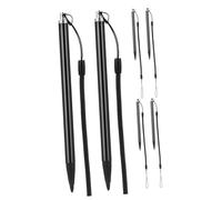 UTHCLO Penna Stilo Resistiva in Metallo con Punta Fine e Cordino Anti-smarrimento per Tablet e Telefoni Touch Screen Resistivi, Set da 6 Pezzi per Disegno e Scrittura di Precisione