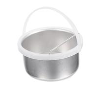 UTHCLO Pentola Scalda Cera in Alluminio Antiaderente per Scioglimento Cera Interno Resistente al Calore Manico Sicuro e Compatto per Ceretta Professionale e Uso Domestico