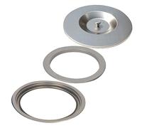 UTHCLO per della Spazzatura da Incasso in Acciaio Copertura per Cestino Cucina Recessed Antiodore e Durevole Compatibile con Pattumiera da Piano
