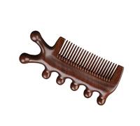UTHCLO Pettine Massaggiatore Sandalo Per e Capelluto Strumento Manuale Per Terapia Rilassante Design Compatto e Leggero Per Massaggi Casa e Viaggio