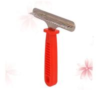 UTHCLO Pettine Toelettatura per Cani e Gatti con Impugnatura Ergonomica Strumento Dematting per Rimuovere Noduli e Pelo Sciolto Cardatore Delicato per Razze Pelo