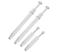 UTHCLO Pinze per Componenti Elettronici a 4 Artigli in Alluminio Set da 4 Pezzi Molla Pinzette per Circuiti e Perle Strumenti di Precisione per Elettronica e Riparazioni di Piccoli