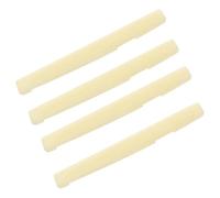 UTHCLO Ponte la Folk Chitarra Osso di 74mm in Beige Bue 4 Sostituzione Pezzi Pratica per Migliorare Resa Timbrica degli Strumenti Musicali