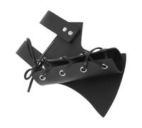UTHCLO Porta Lama Medievale in Pu Nero Cinturino Regolabile per Accesso Rapido, per Cosplay e Performance Sceniche