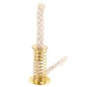 UTHCLO Porta Stoppino Regolabile in Rame per Lampada a Olio e Lampada a Burro, Supporto a Molla Stabile per Stoppino in Cotone, Accessorio Durevole per Illuminazione Domestica e