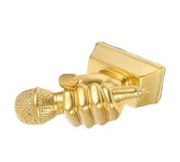 UTHCLO Premio Musicale in Resina Decorativo per Microfono Dorato, Riconoscimento per Giochi e Gare Scolastiche, Bomboniera per Feste e Souvenir Ricordo D’Infanzia