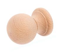 UTHCLO Puntale Decorativo in Legno Massello 4x3 Cm per Mobili e Balaustre, Fuso Non Finito per Scale e Artigianato Fai da Te, Testa Colonna Romana per Arredamento Vintage e Progetti Legno