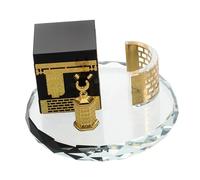 UTHCLO Rotondo Souvenir Arabia Saudita Decorazione Islamica Miniatura da e Ufficio Idea Regalo Unica