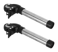 UTHCLO Ruote Girevoli in Acciaio Inox per Deambulatori, Mini Ruote Silenziose Piccole, Set da 2 Accessori per Walker Fissaggio Rapido, Adatte per Uso Interno ed Esterno