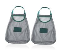 UTHCLO Sacchetti Di Rete Per Verdura e Frutta Da Appendere, Riciclo Traspirante Per Aglio e Cipolle, Set Da 2 Pezzi Per Cucina e Dispensa, Risparmio Spazio e Conservazione Ottimale