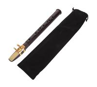 UTHCLO Sassofono Tascabile Portatile a 8 Fori Mini Soprano in Colore Caffè Strumento a Fiato Compatto per Principianti e per Lezioni Feste e Musicisti Amatoriali in Movimento