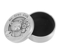 UTHCLO Scatola Portagioie in Acciaio Inossidabile per Capelli Fetal Custodia Piccola e Leggera per Ricordi Unici Regalo per Design Durevole e Sicuro