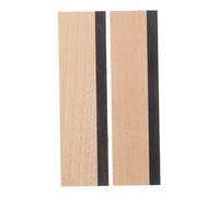 UTHCLO Sella Asolata per Ponte Chitarra Risonante in Acero e Ebano Compatibile Dobro e Chitarra Folk con Design Tagliato e Scanalato per Corde Acustiche