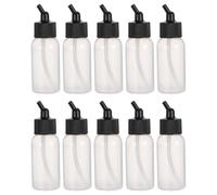 UTHCLO Set 10 Pezzi Bottiglie per Vernice da 35ml in Pp Distributore Antigoccia e Tenuta Stagna, Contenitori Leggeri per Pittura Aerografo
