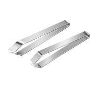 UTHCLO Set 2 Pinzette per Disossare Carne in Acciaio Inossidabile, Pinze per Lische di Pesce Piatti e Obliqui, Strumento da Cucina per Rimozione Peli da Pollo, Maiale e Salmone, Utensili