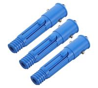 UTHCLO Set 3 Punte Filettate per Asta Telescopica 22 CM in Plastica Resistente con Clip a Molla Connettori per Manico di Scopa Ricambi per Attrezzi di Pulizia Domestica e