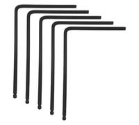 UTHCLO Set 5 Pezzi Chiavi a Bussola 4 Mm per Truss Rod Chitarra Acustica e Elettrica, Strumento di Regolazione Manico in Metallo Resistente, Accessorio Portatile per Manutenzione