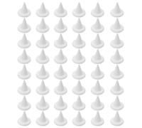 UTHCLO Set 50 Pezzi Chiodi Refrattari per Forno Ceramica, Supporto Conico Riutilizzabile in Ceramica Refrattaria, Accessori per Cottura Artistica e Laboratori di Scultura